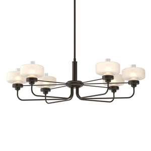 Hubbardton Forge - 137840-SKT-MULT-14-WC0593 - Six Light Pendant - Nola - Oil Rubbed Bronze