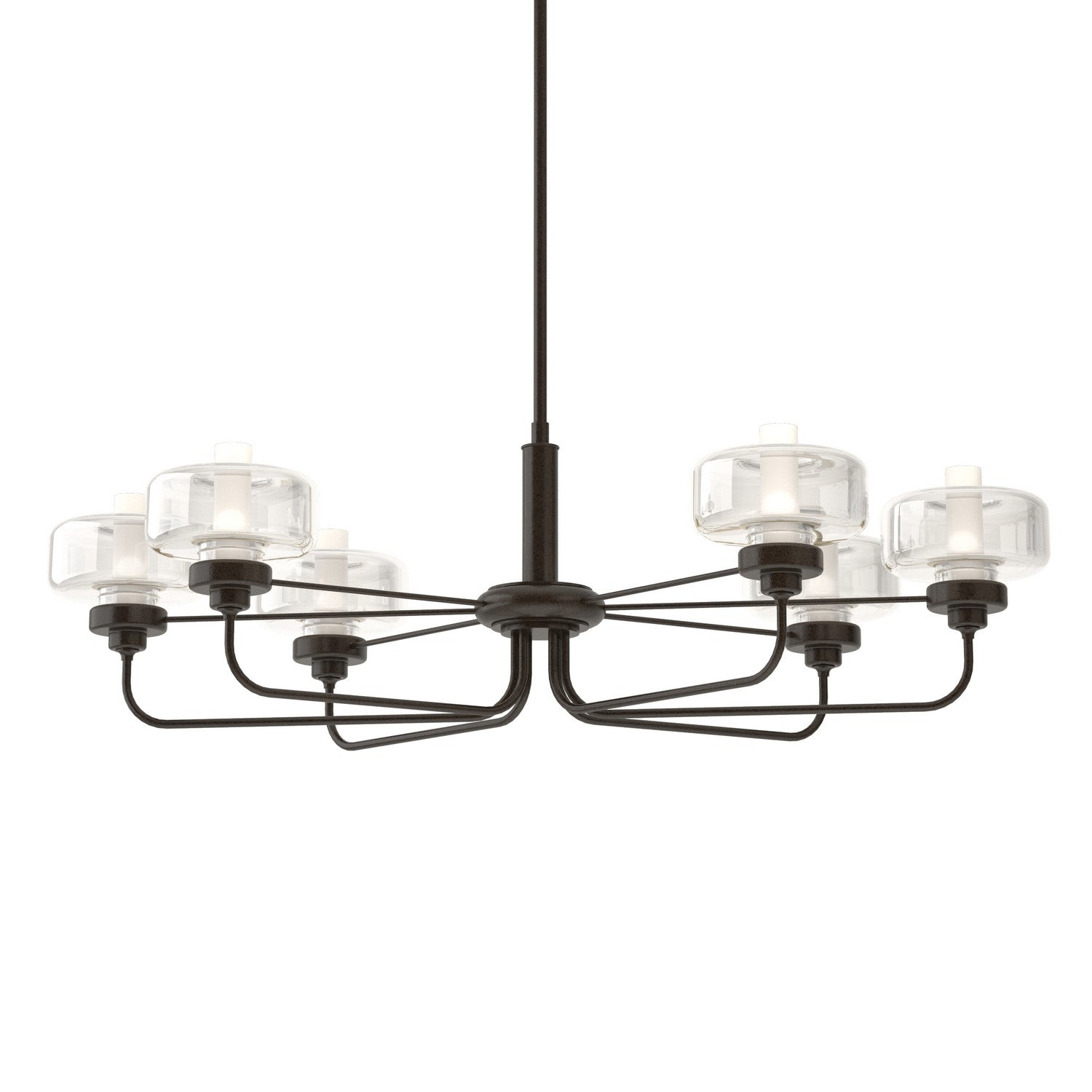 Hubbardton Forge - 137840-SKT-MULT-14-YE0592 - Nola Pendant - Nola - Oil Rubbed Bronze