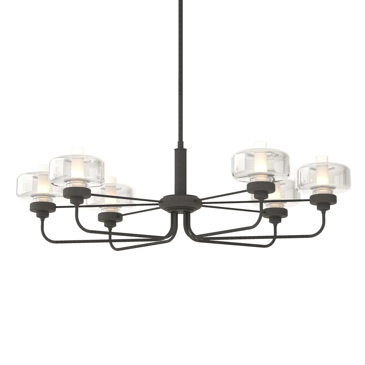 Hubbardton Forge - 137840-SKT-MULT-20-YE0592 - Nola Pendant - Nola - Natural Iron