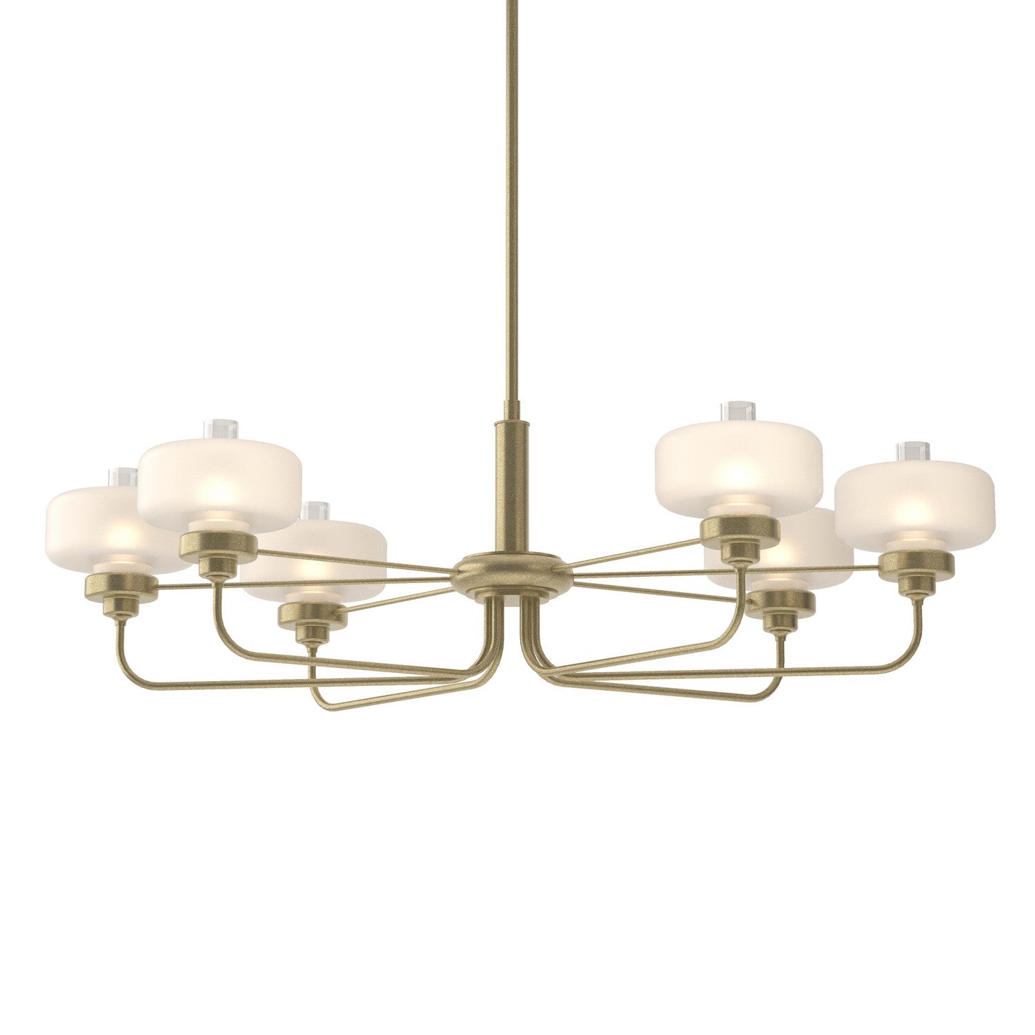 Hubbardton Forge - 137840-SKT-MULT-84-WC0593 - Nola Pendant - Nola - Soft Gold