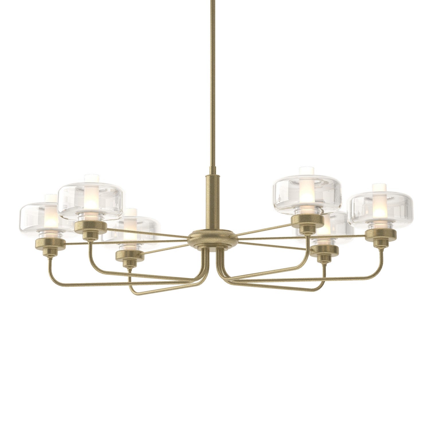 Hubbardton Forge - 137840-SKT-MULT-84-YE0592 - Nola Pendant - Nola - Soft Gold