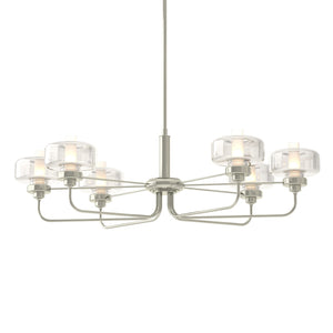 Hubbardton Forge - 137840-SKT-MULT-85-YE0592 - Six Light Pendant - Nola - Sterling