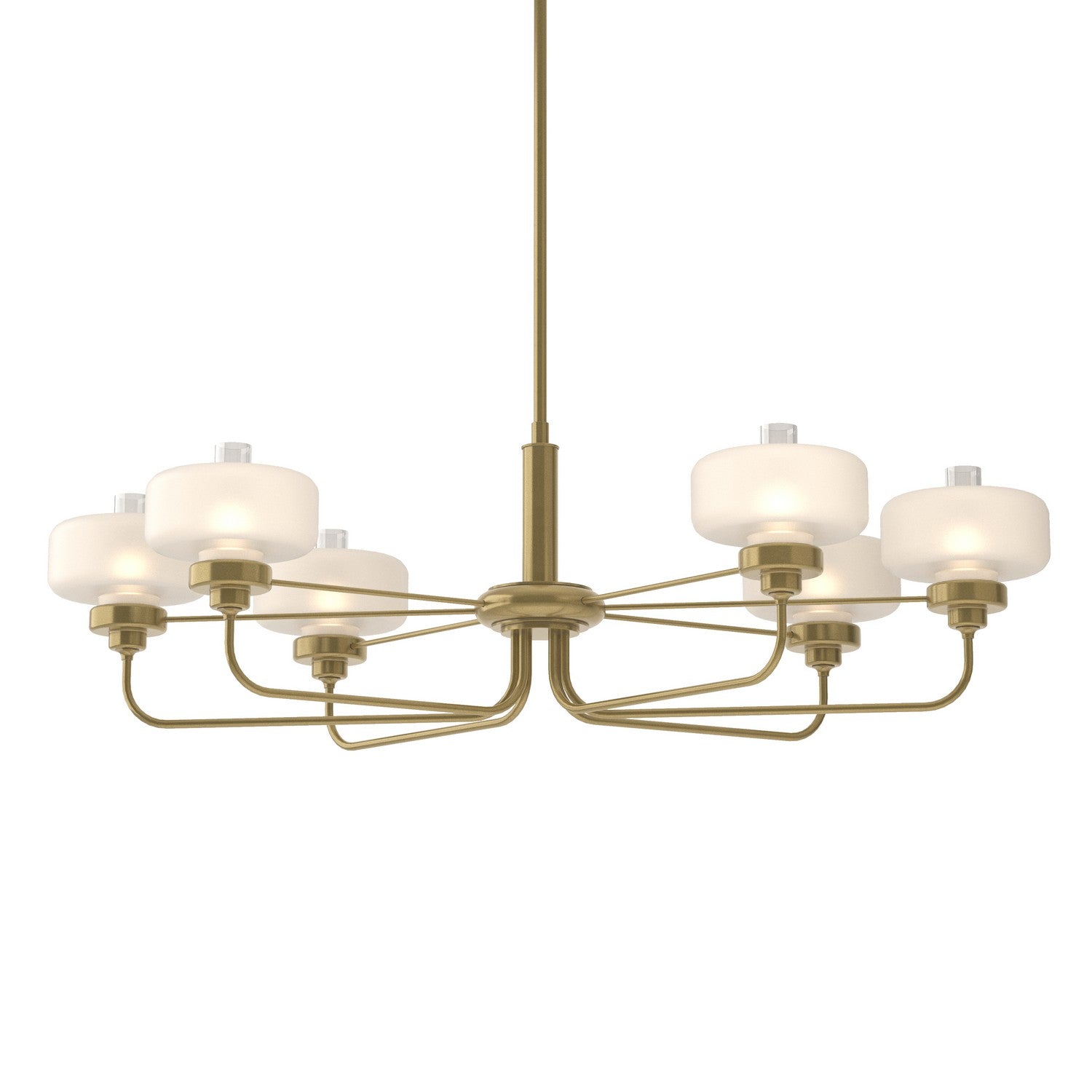 Hubbardton Forge - 137840-SKT-MULT-86-WC0593 - Nola Pendant - Nola - Modern Brass