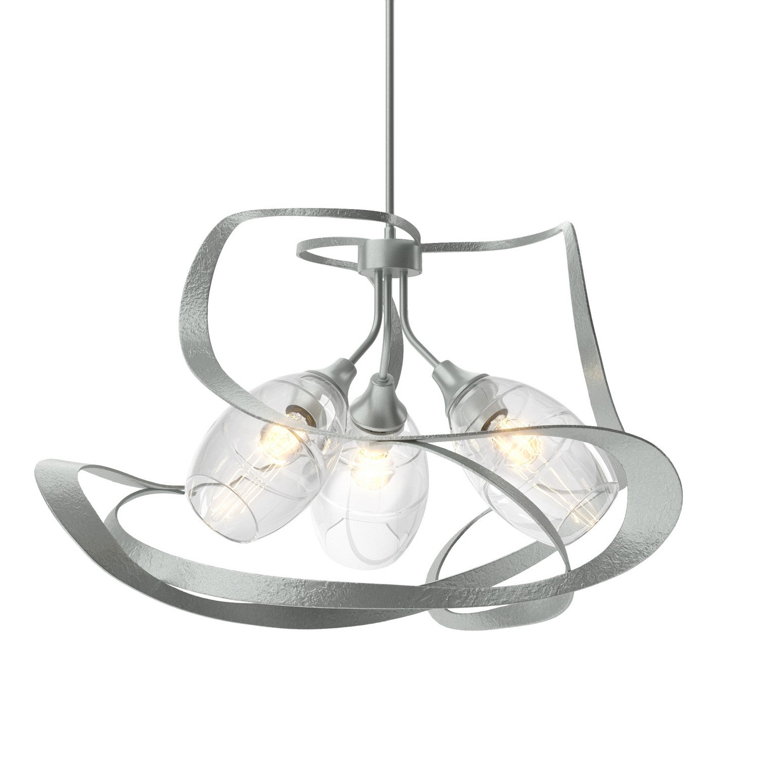 Hubbardton Forge - 137855-SKT-MULT-82-ZM0621 - Nest Pendant - Nest - Vintage Platinum