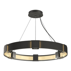 Hubbardton Forge - 138585-SKT-STND-20-ZM0399 - Six Light Pendant - Aura - Natural Iron