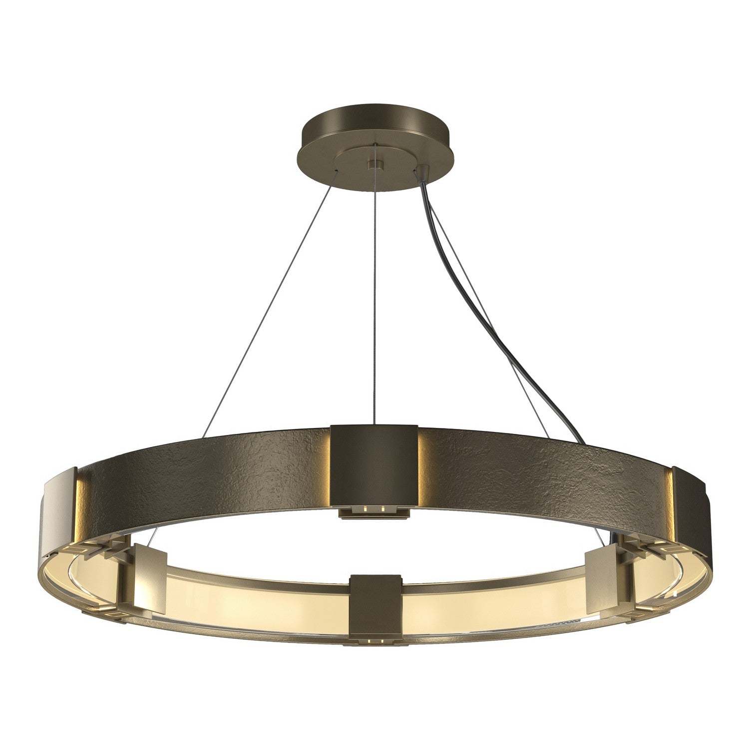 Hubbardton Forge - 138585-SKT-STND-84-ZM0399 - Six Light Pendant - Aura - Soft Gold