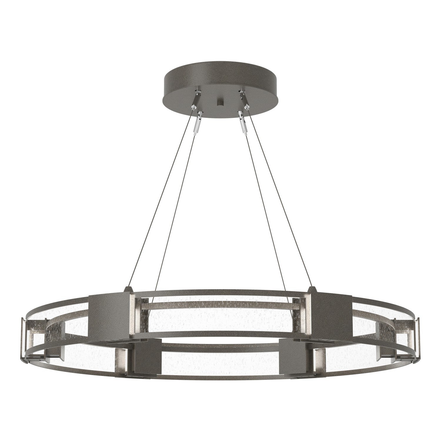 Hubbardton Forge - 138588-SKT-STND-07-II0399 - Aura Glass Pendant - Aura - Dark Smoke