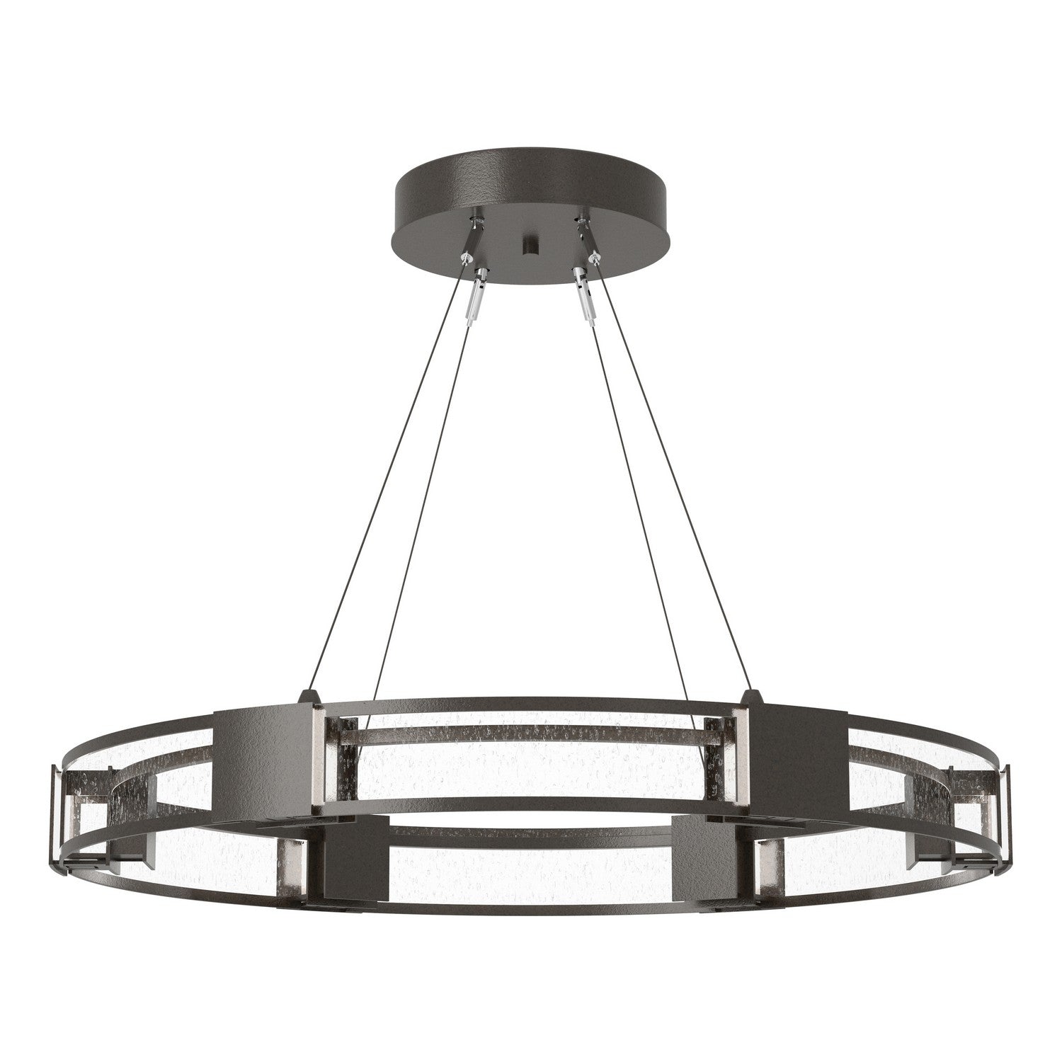 Hubbardton Forge - 138588-SKT-STND-14-II0399 - Aura Glass Pendant - Aura - Oil Rubbed Bronze