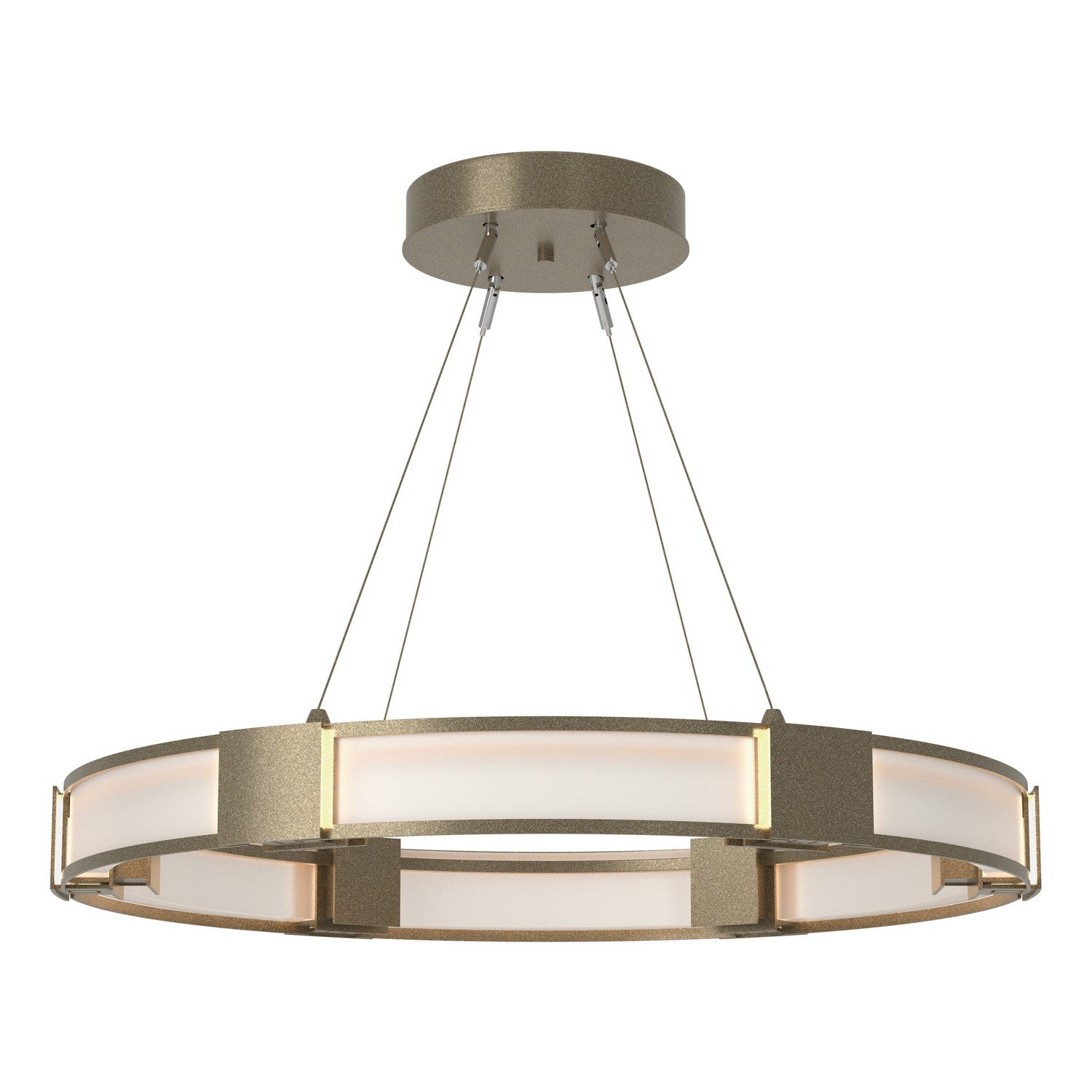 Hubbardton Forge - 138588-SKT-STND-84-FD0399 - Aura Glass Pendant - Aura - Soft Gold