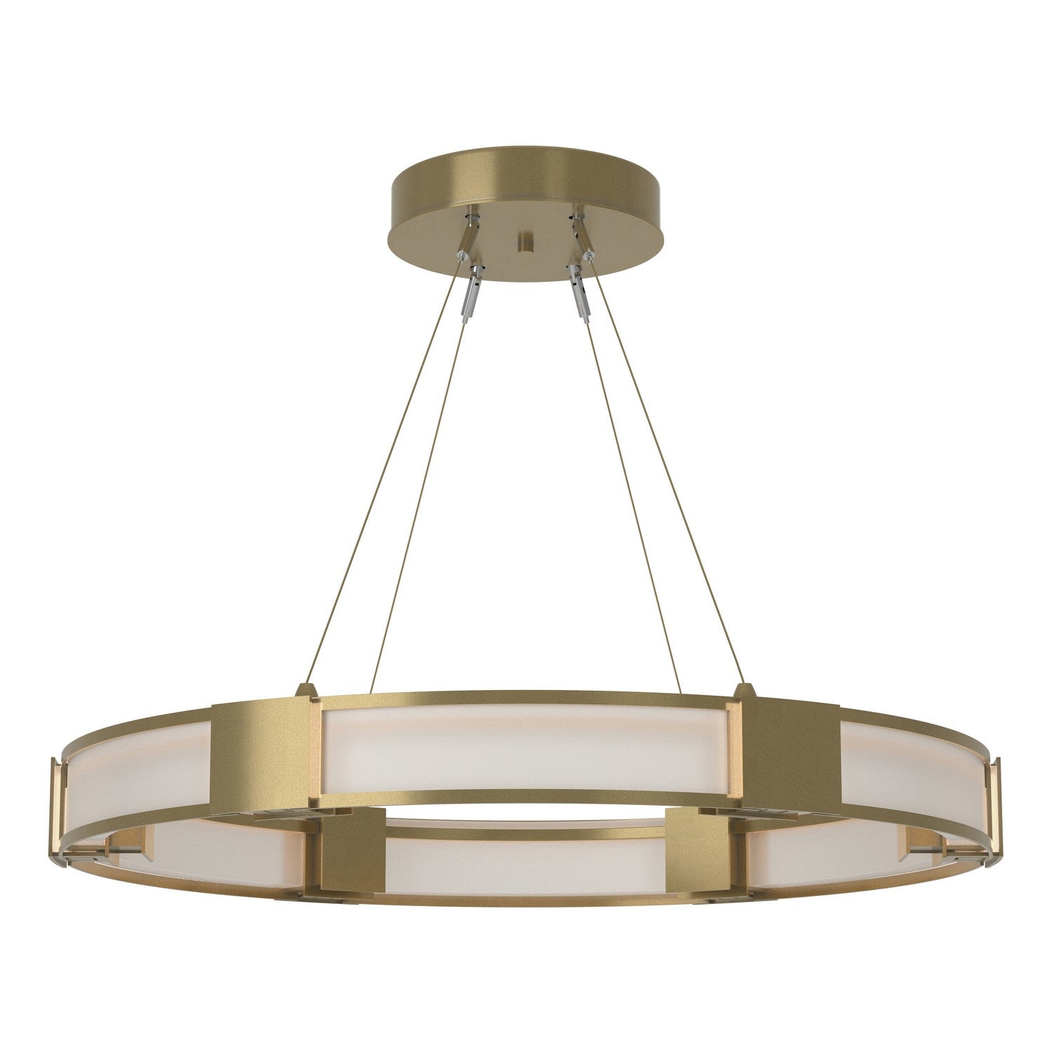 Hubbardton Forge - 138588-SKT-STND-86-FD0399 - LED Pendant - Aura - Modern Brass