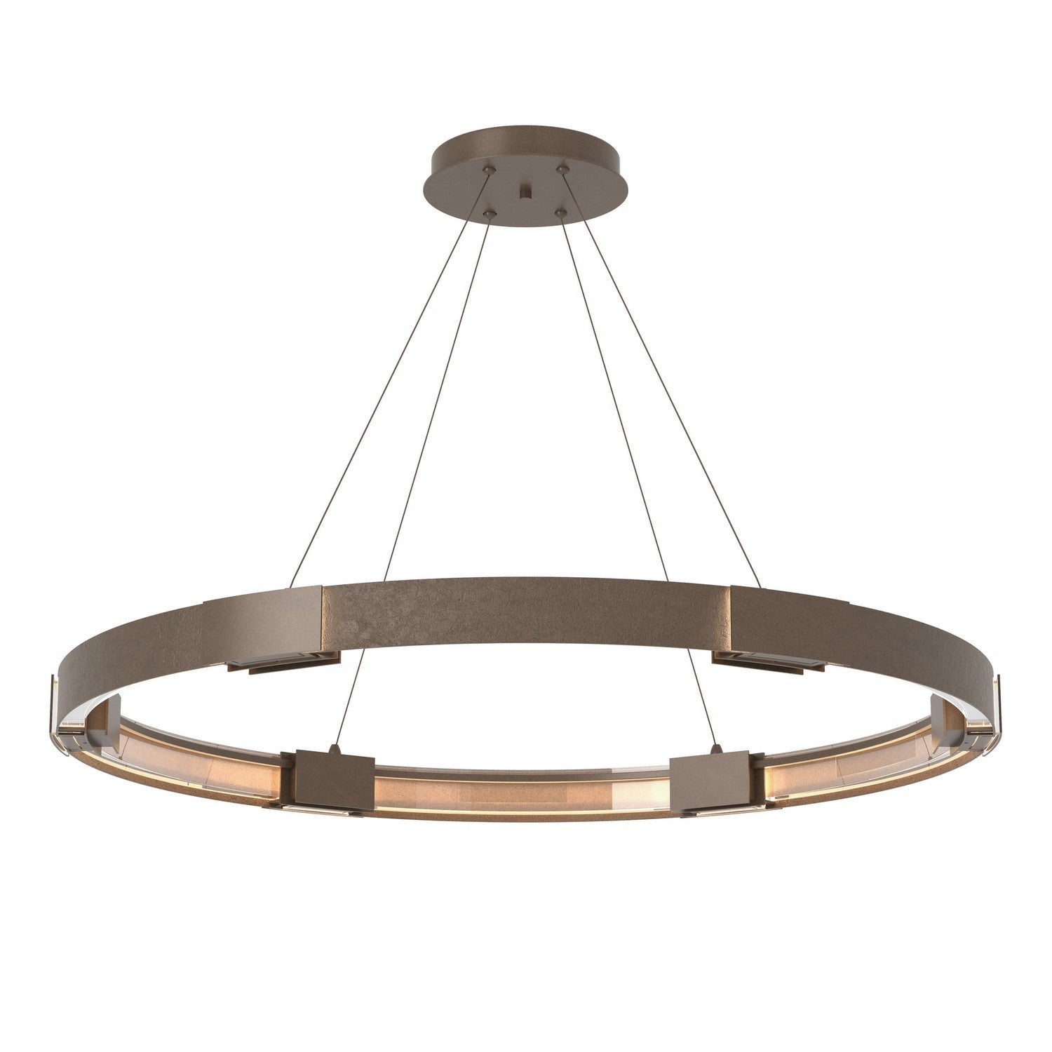 Hubbardton Forge - 138589-SKT-STND-05-ZM0394 - Aura Large LED Pendant - Aura - Bronze