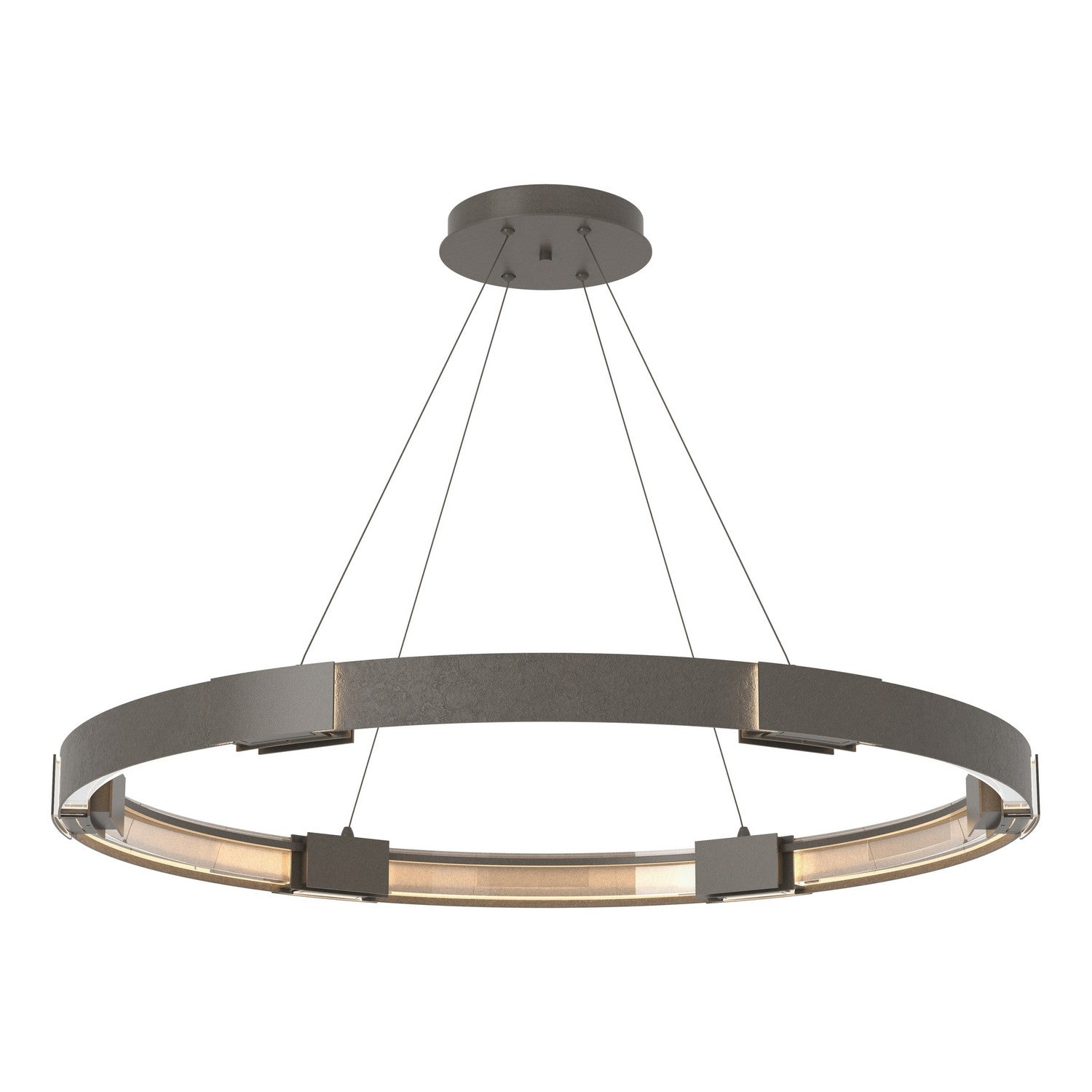 Hubbardton Forge - 138589-SKT-STND-07-ZM0394 - Aura Large LED Pendant - Aura - Dark Smoke
