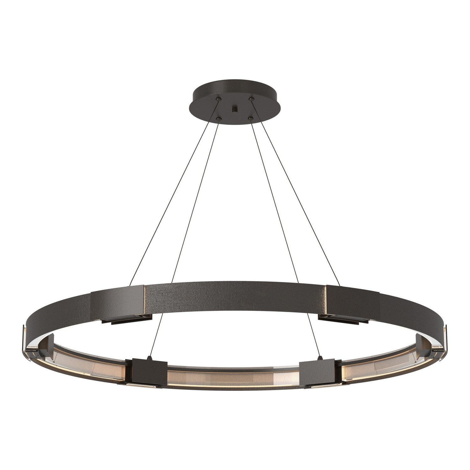 Hubbardton Forge - 138589-SKT-STND-14-ZM0394 - Aura Large LED Pendant - Aura - Oil Rubbed Bronze