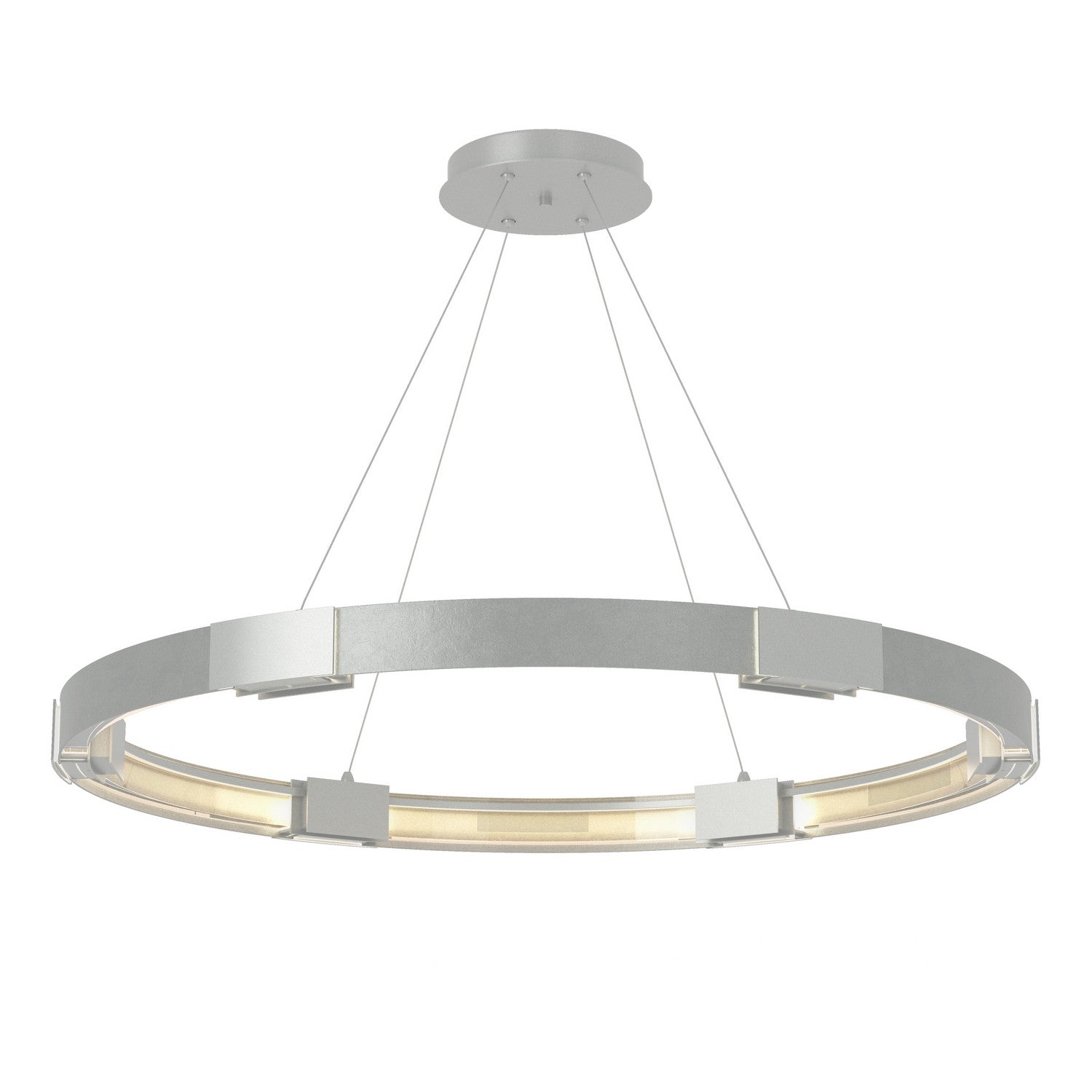 Hubbardton Forge - 138589-SKT-STND-82-ZM0394 - Aura Large LED Pendant - Aura - Vintage Platinum