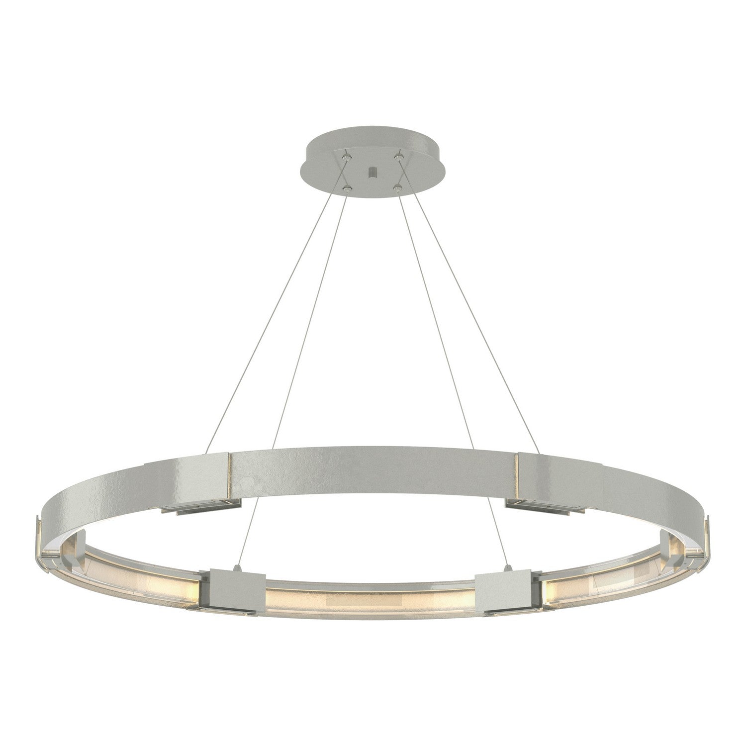 Hubbardton Forge - 138589-SKT-STND-85-ZM0394 - Aura Large LED Pendant - Aura - Sterling