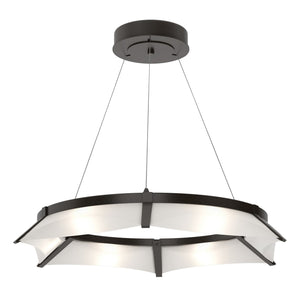 Hubbardton Forge - 138650-LED-STND-14-SH1974 - LED Pendant - Bento - Oil Rubbed Bronze