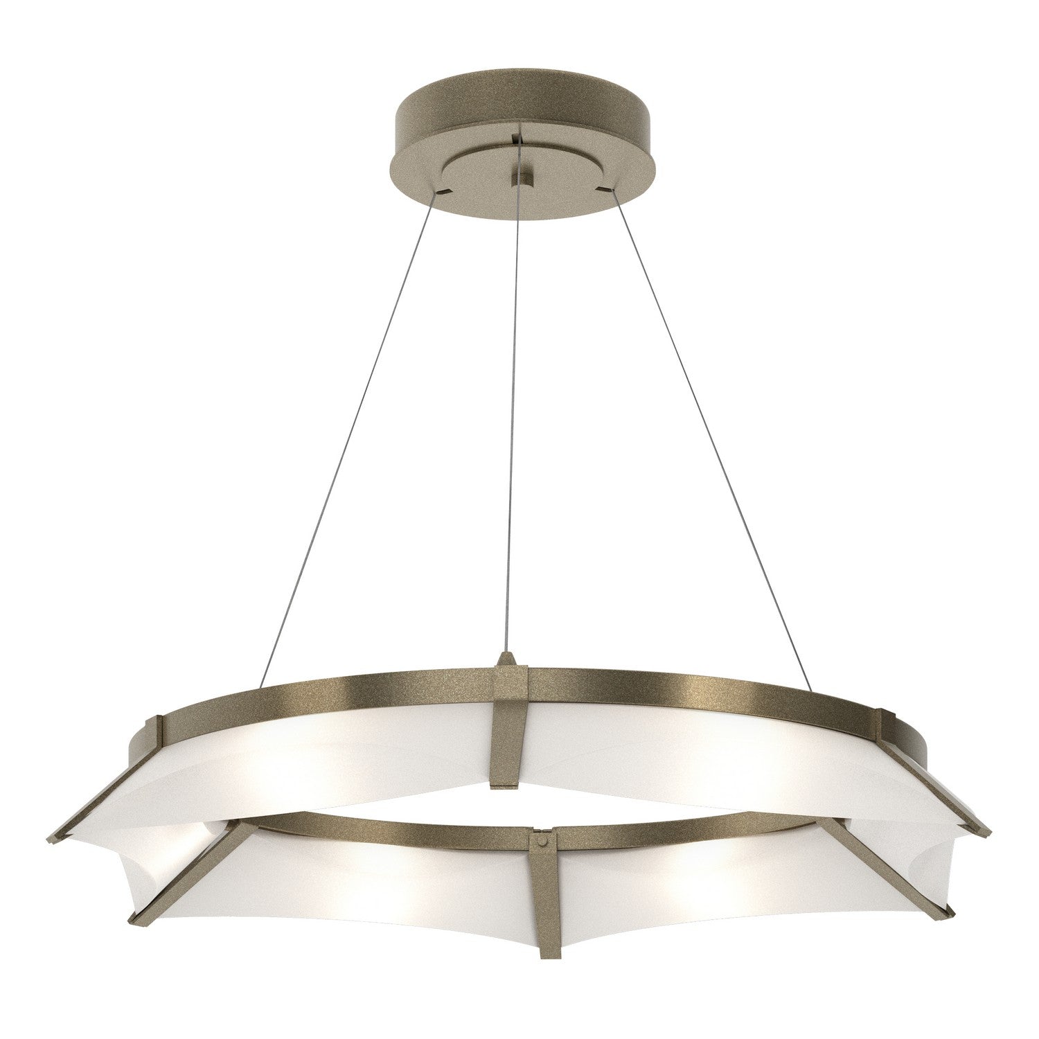 Hubbardton Forge - 138650-LED-STND-84-SH1974 - LED Pendant - Bento - Soft Gold