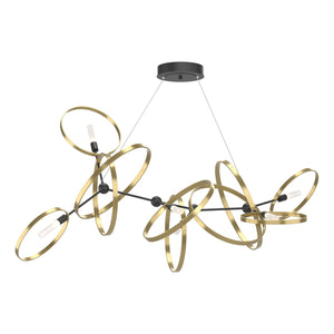 Hubbardton Forge - 138920-SKT-STND-10-86 - Six Light Pendant - Celesse - Black