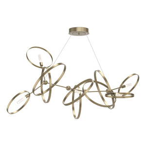 Hubbardton Forge - 138920-SKT-STND-84-84 - Six Light Pendant - Celesse - Soft Gold