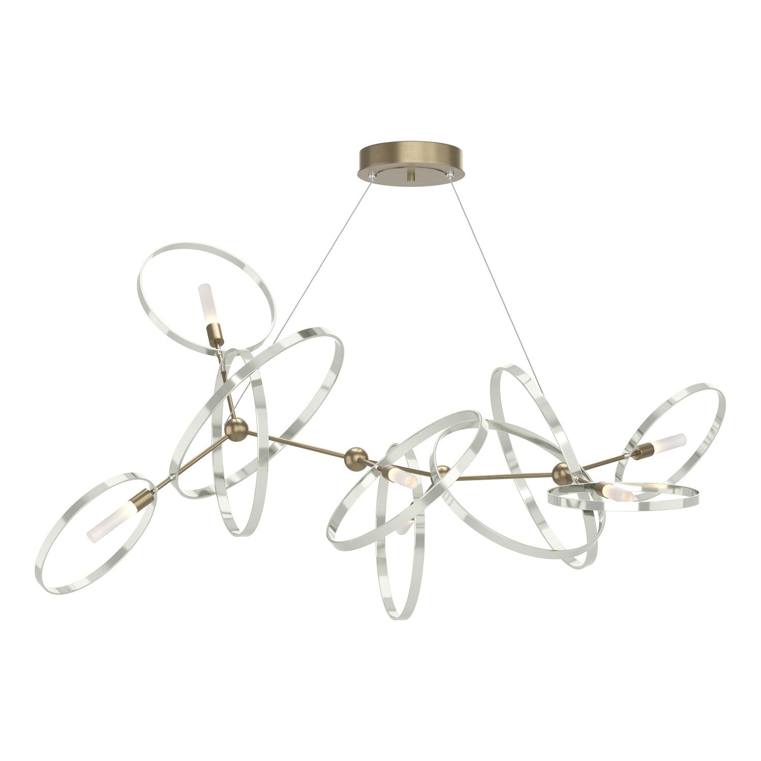 Hubbardton Forge - 138920-SKT-STND-84-85 - Six Light Pendant - Celesse - Soft Gold