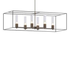 Hubbardton Forge - 138940-SKT-MULT-05-10-II0392 - Six Light Pendant - Portico - Bronze