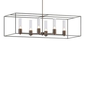 Hubbardton Forge - 138940-SKT-MULT-05-20-II0392 - Six Light Pendant - Portico - Bronze