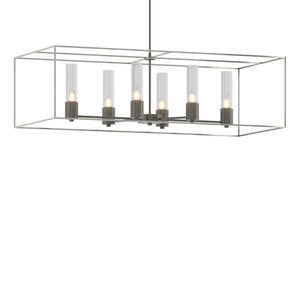 Hubbardton Forge - 138940-SKT-MULT-07-85-II0392 - Six Light Pendant - Portico - Dark Smoke