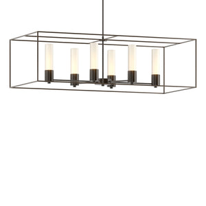 Hubbardton Forge - 138940-SKT-MULT-14-05-GG0392 - Six Light Pendant - Portico - Oil Rubbed Bronze