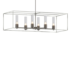 Hubbardton Forge - 138940-SKT-MULT-14-85-II0392 - Six Light Pendant - Portico - Oil Rubbed Bronze