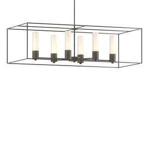 Hubbardton Forge - 138940-SKT-MULT-20-07-GG0392 - Six Light Pendant - Portico - Natural Iron
