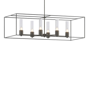 Hubbardton Forge - 138940-SKT-MULT-20-10-II0392 - Six Light Pendant - Portico - Natural Iron