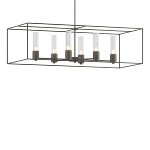 Hubbardton Forge - 138940-SKT-MULT-20-20-II0392 - Six Light Pendant - Portico - Natural Iron