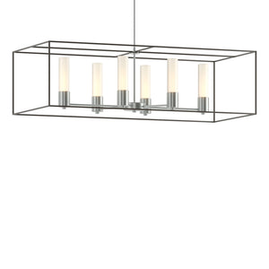 Hubbardton Forge - 138940-SKT-MULT-82-07-GG0392 - Six Light Pendant - Portico - Vintage Platinum