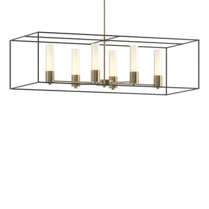 Hubbardton Forge - 138940-SKT-MULT-84-20-GG0392 - Six Light Pendant - Portico - Soft Gold