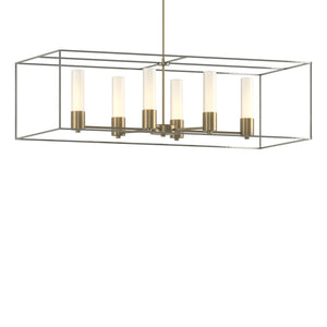 Hubbardton Forge - 138940-SKT-MULT-84-85-GG0392 - Six Light Pendant - Portico - Soft Gold