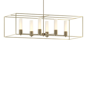 Hubbardton Forge - 138940-SKT-MULT-84-86-GG0392 - Six Light Pendant - Portico - Soft Gold