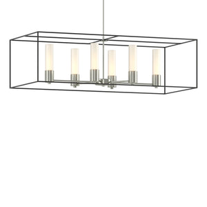 Hubbardton Forge - 138940-SKT-MULT-85-10-GG0392 - Six Light Pendant - Portico - Sterling