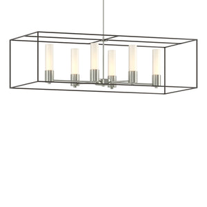 Hubbardton Forge - 138940-SKT-MULT-85-14-GG0392 - Six Light Pendant - Portico - Sterling