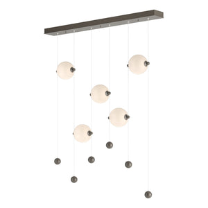 Hubbardton Forge - 139050-LED-STND-07-GG0668 - LED Pendant - Abacus - Dark Smoke