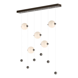 Hubbardton Forge - 139050-LED-STND-14-GG0668 - LED Pendant - Abacus - Oil Rubbed Bronze