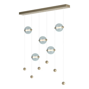 Hubbardton Forge - 139050-LED-STND-84-YL0668 - LED Pendant - Abacus - Soft Gold