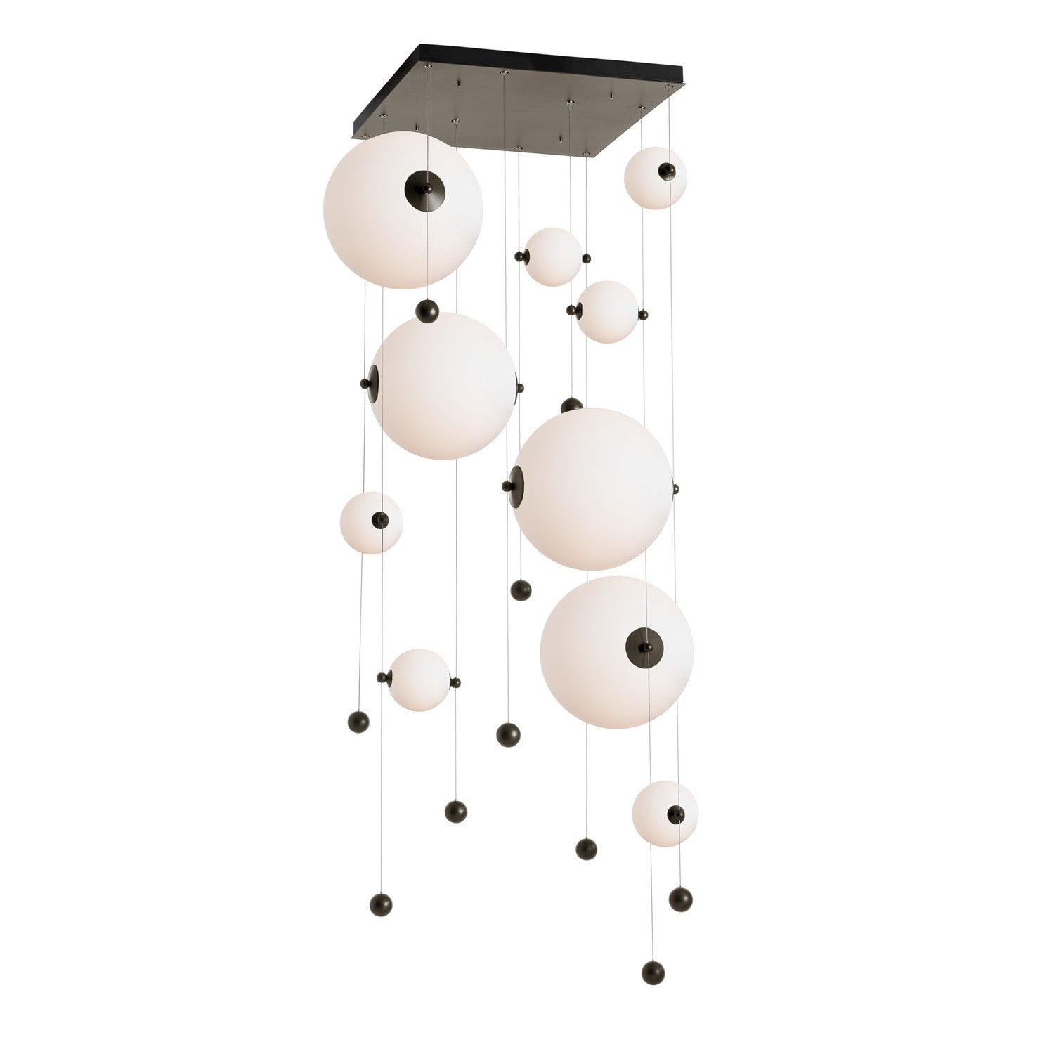 Hubbardton Forge - 139051-LED-STND-14-GG0694 - LED Pendant - Abacus - Oil Rubbed Bronze