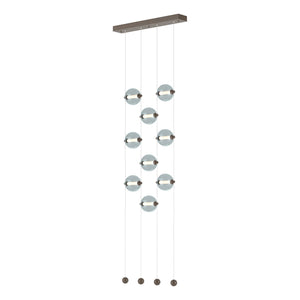 Hubbardton Forge - 139057-LED-STND-05-YL0668 - LED Pendant - Abacus - Bronze
