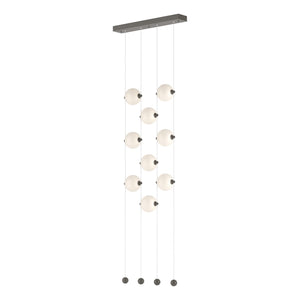 Hubbardton Forge - 139057-LED-STND-07-GG0668 - LED Pendant - Abacus - Dark Smoke