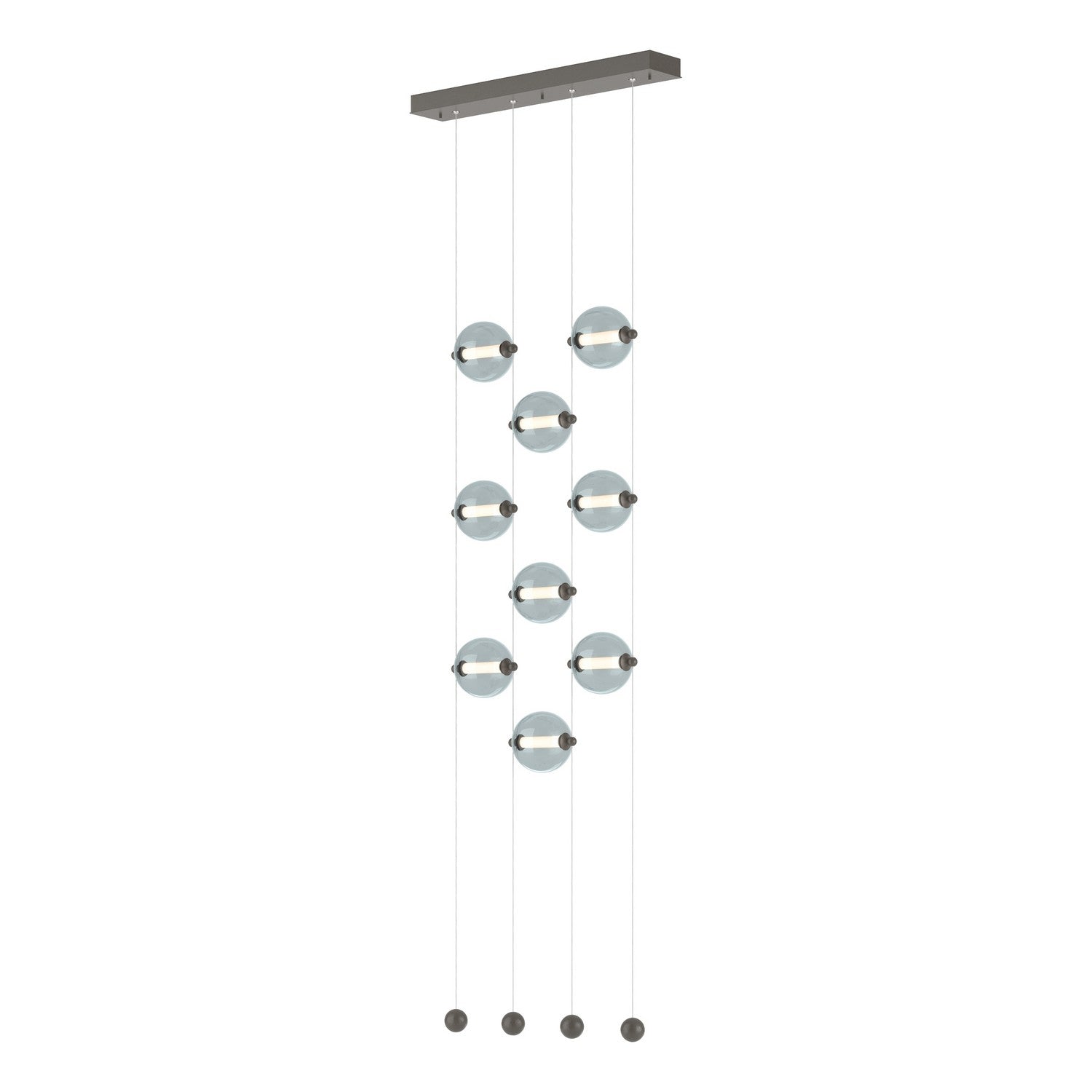 Hubbardton Forge - 139057-LED-STND-07-YL0668 - LED Pendant - Abacus - Dark Smoke