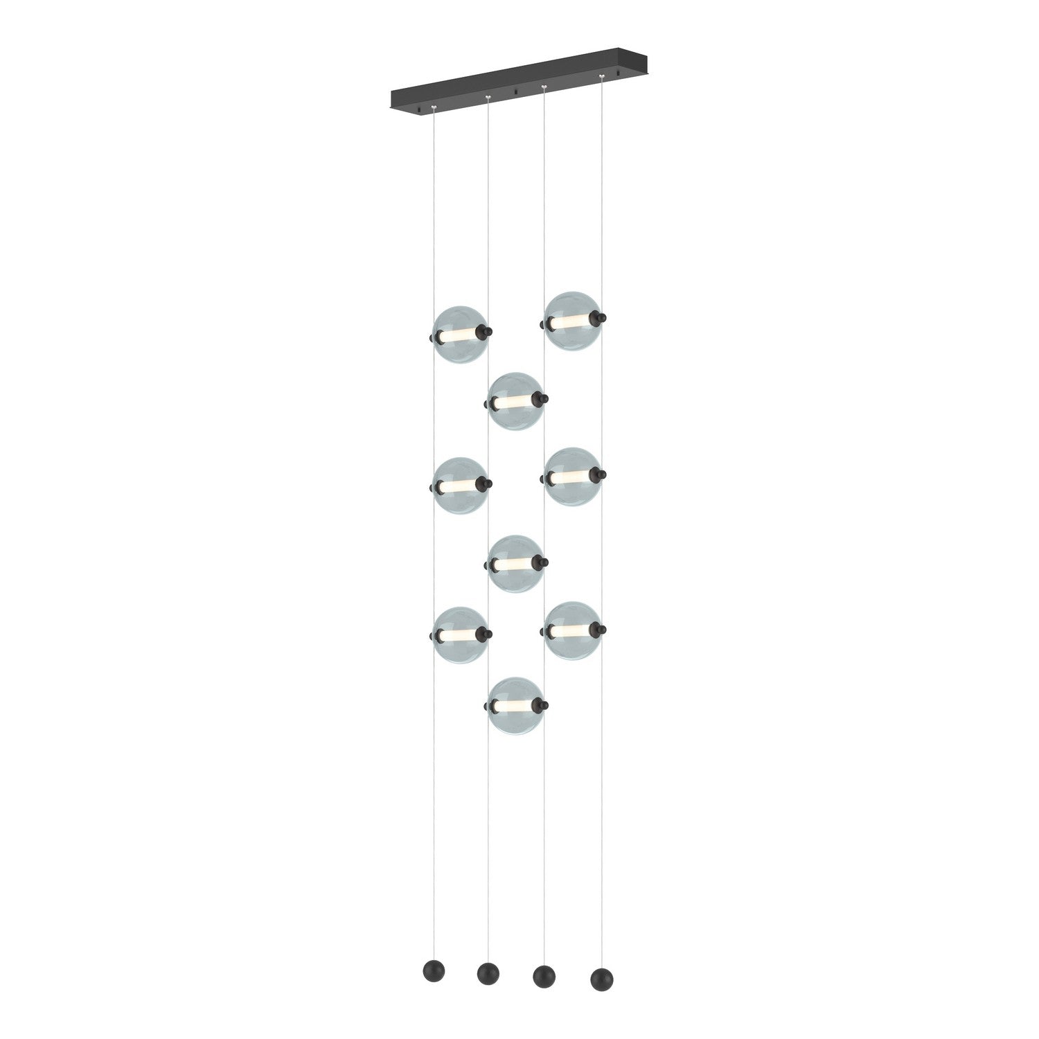 Hubbardton Forge - 139057-LED-STND-10-YL0668 - LED Pendant - Abacus - Black