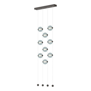 Hubbardton Forge - 139057-LED-STND-14-YL0668 - LED Pendant - Abacus - Oil Rubbed Bronze