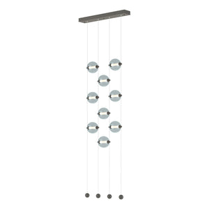 Hubbardton Forge - 139057-LED-STND-20-YL0668 - LED Pendant - Abacus - Natural Iron