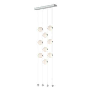 Hubbardton Forge - 139057-LED-STND-82-GG0668 - LED Pendant - Abacus - Vintage Platinum