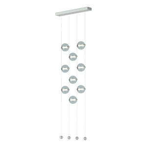 Hubbardton Forge - 139057-LED-STND-82-YL0668 - LED Pendant - Abacus - Vintage Platinum